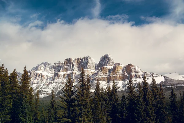 Castello Montagna Giunzione Banff Alberta — Foto Stock