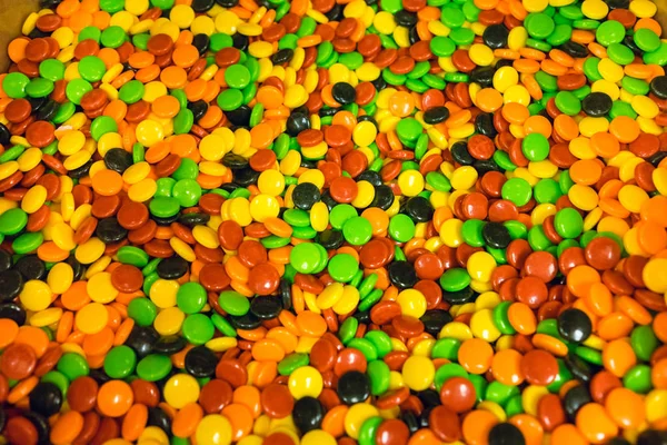 Bac Plein Bonbons Colorés — Photo