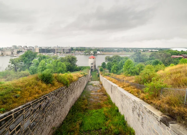 Verdedigingslinie Een Fort — Stockfoto