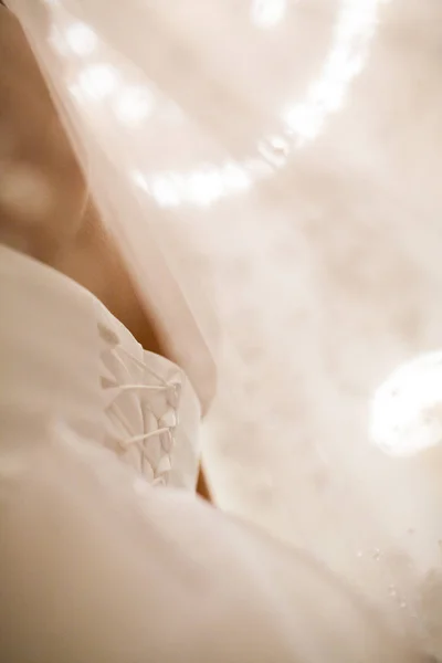 Невеста со спины . — стоковое фото