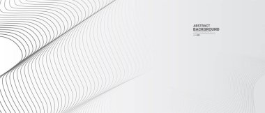 Akan parçacıkların olduğu gri beyaz soyut arkaplan. Dijital gelecek teknolojisi kavramı. 