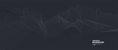 Akan whtie parçacıkları ile koyu soyut arkaplan. 