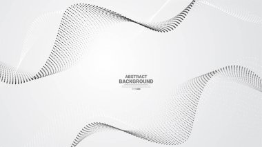 Akan parçacıkların olduğu beyaz soyut arkaplan