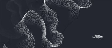 Akan whtie parçacıkları ile koyu soyut arkaplan. 