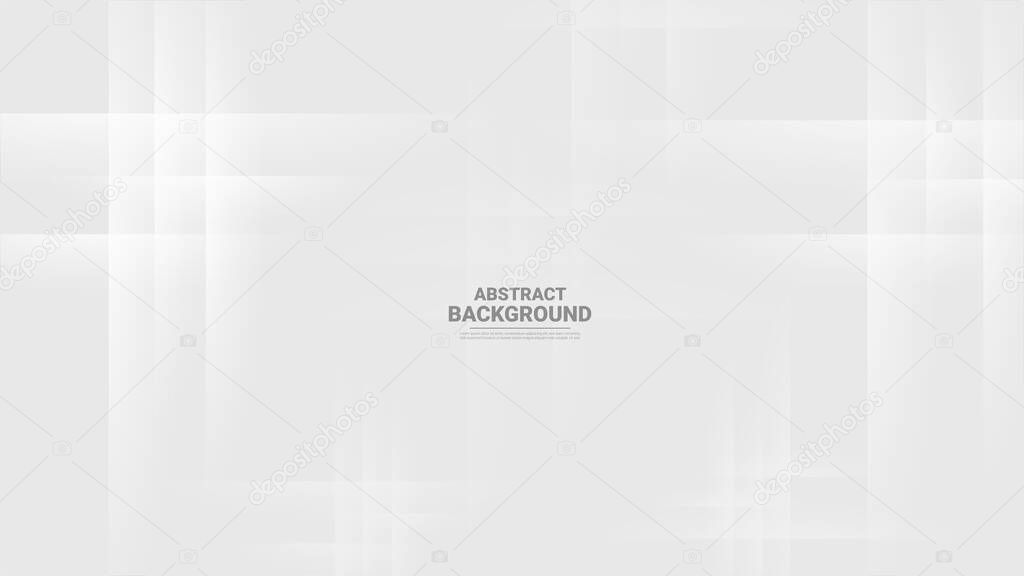 White and gray background with shiny line. vector illustration.