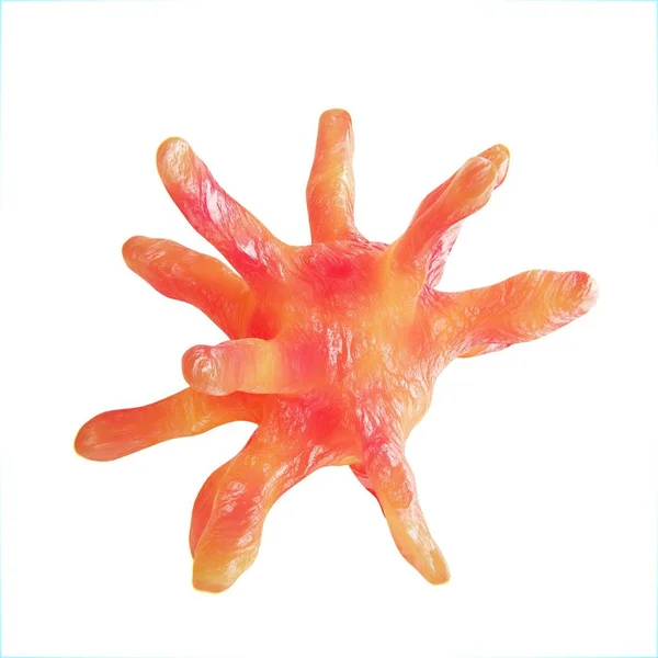 Aktif Trombosit 3d render