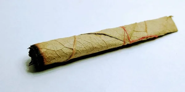 Queimado Indiano Cigarro Marrom — Fotografia de Stock