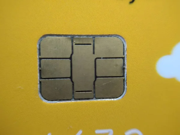 Picture Debit Card Chip — Stock Photo, Image