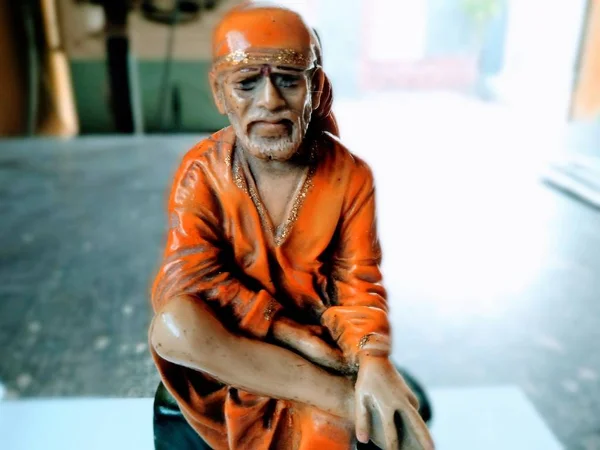 Индуистский Бог Саи Баба — стоковое фото