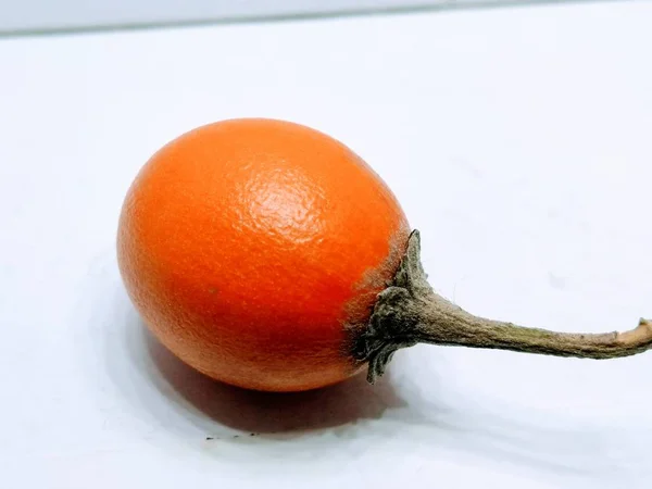 Orange Plum Isolated White Background — Stock Photo, Image