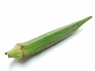 Beyaz arka plan üzerinde ladyfinger bir resim