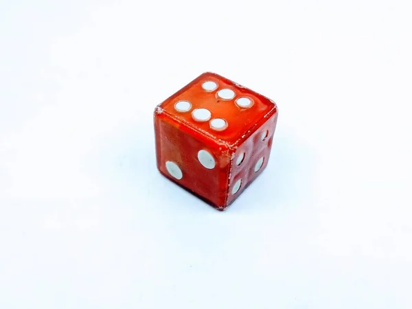 Picture Ludo Dice Isolated White Background — Stock Photo, Image