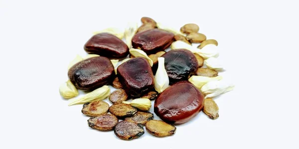 Picture Mixed Seed White Background — Stock Photo, Image