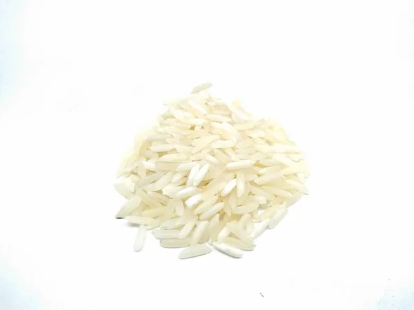 Una Imagen Arroz Aislado Sobre Fondo Blanco — Foto de Stock