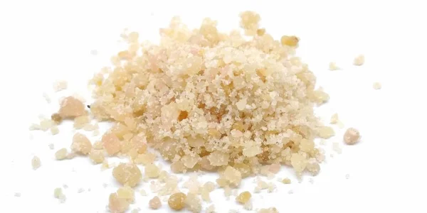 Una Foto Asafoetida Polvere Sfondo Bianco — Foto Stock