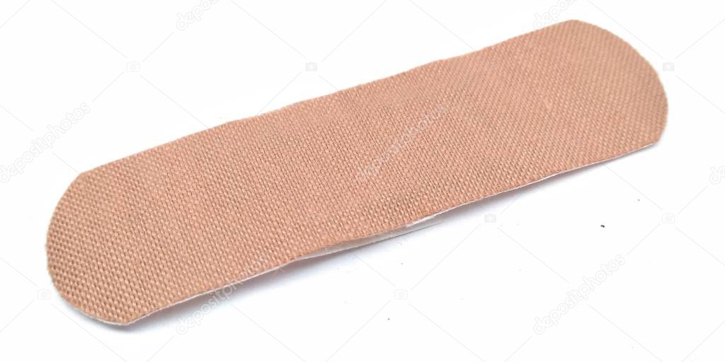 A picture of bandage isolated on white background