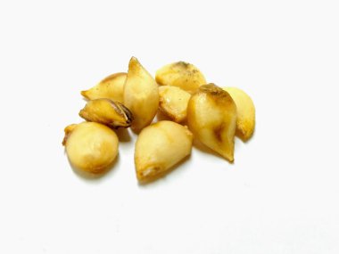 Beyaz bir arka plan üzerinde izole armut tohumu bir resim