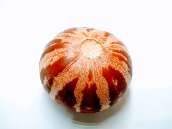 Obraz Cucumis Kallosus Melon Białym Tle — Zdjęcie stockowe