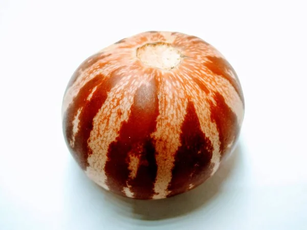 Immagine Melone Calloso Cetriolo Sfondo Bianco — Foto Stock