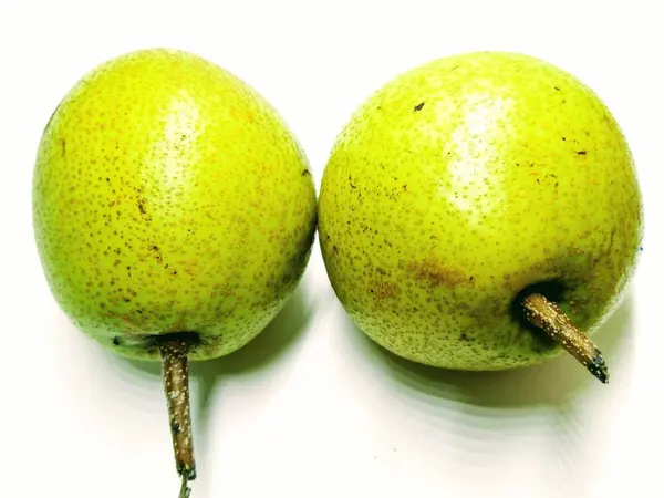 Picture Fresh Pears White Background — Stock Photo, Image