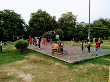 Açık havada açık spor salonu bir resim