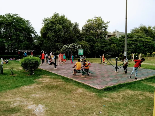 Una Imagen Gimnasio Abierto Aire Libre — Foto de Stock