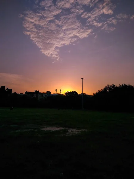 Una Foto Bellissimo Tramonto — Foto Stock