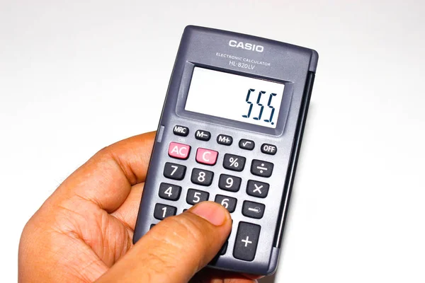 Utter Pardesh India Calculator Picture Calculator Noida July 2020 — Stock Photo, Image