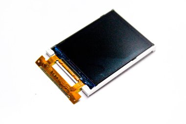 Beyaz arkaplan ile mobil bir görüntü