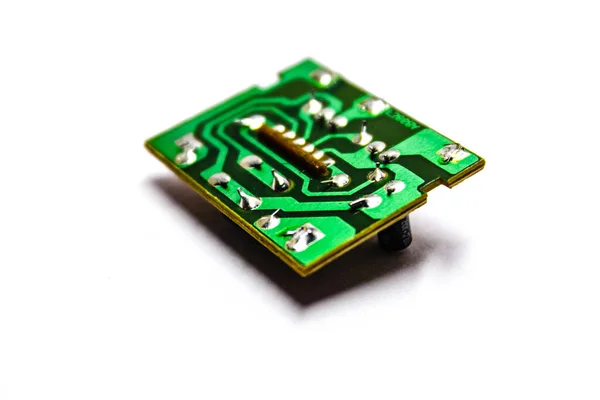 Picture Circuit Board White Background — Stock Photo, Image