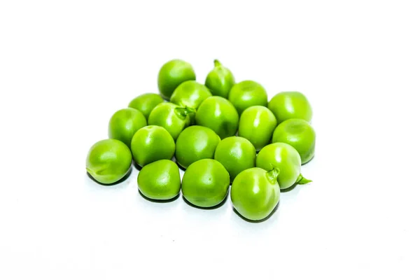 Picture Green Pea White Background — Stock Photo, Image