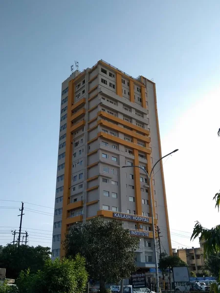 Utter Pardesh Inde Bâtiment Une Photo Bâtiment Noida Août 2020 — Photo