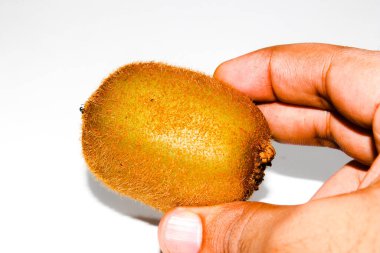 Seçici odaklı bir kivi resmi