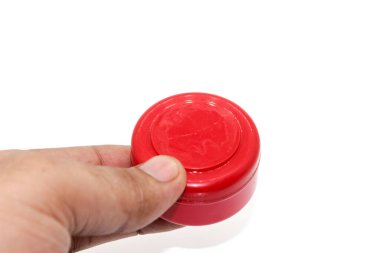 Beyaz arka planı olan bir şişe resmi.