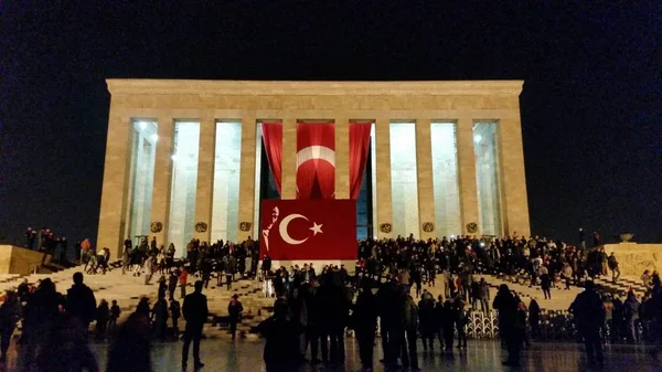 Anitkabir Atatürki Mauzóleum Ankara Törökország — Stock Fotó