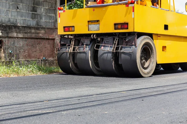 Road Construction Road Roller — Stock Photo, Image