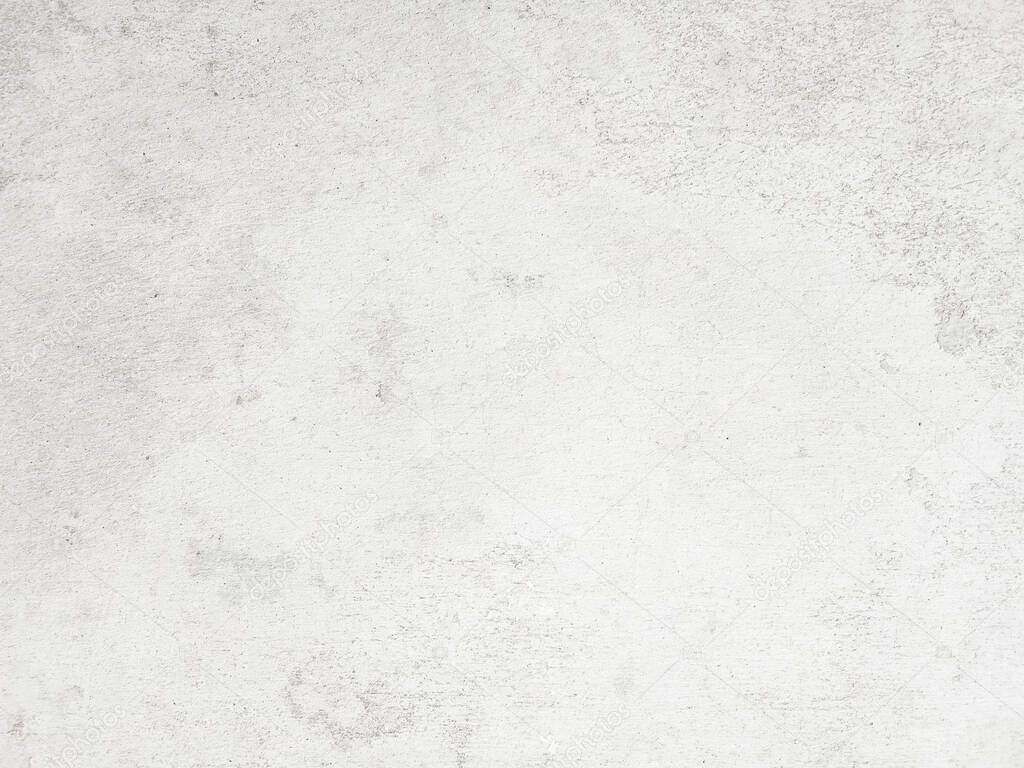 White cement wall background in vintage style for graphic design or wallpaper. Pattern of soft concrete floor in retro concept.