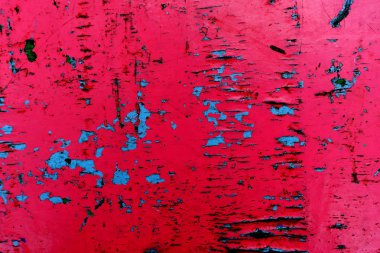 kaba eski soyulması boya, ahşap doku yüzeyine soyulması boya portre ile kaplı ahşap yüzey yıpranmış.