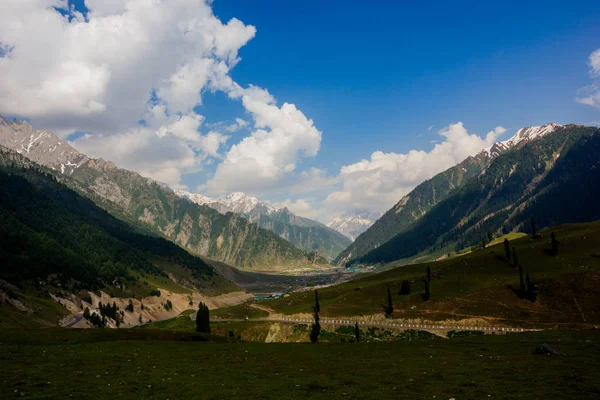 Krásné Mountain View Státu Sonamarg Džammú Kašmír Indie — Stock fotografie