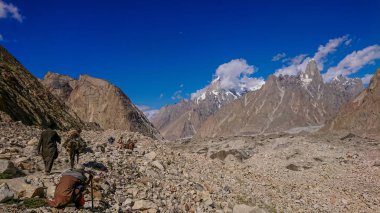 Baltoro buzul karakurum Pakistan ve Trango kuleleri