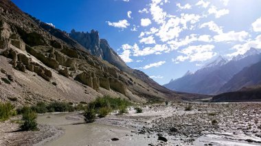 Braldu Nehri Kuzey Pakistan, K2 manzara trekking iz karakurum aralığında, Pakistan karakurum Dağları'nda trekking