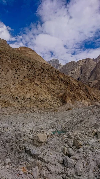 Πύργους Trango Και Baltoro Glacier Καρακόρουμ Πακιστάν — Φωτογραφία Αρχείου