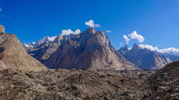 Trango 타워와 Karakorum 파키스탄 — 스톡 사진