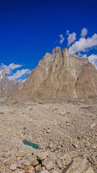 Башни Транго Ледник Балторо Каракорум Пакистан — стоковое фото