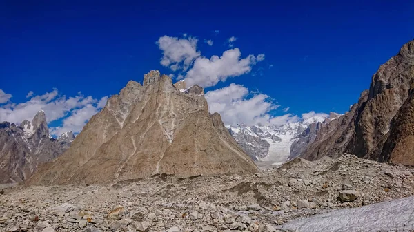 Trango Türme Und Baltoro Gletscher Karakorum Pakistan — Stockfoto