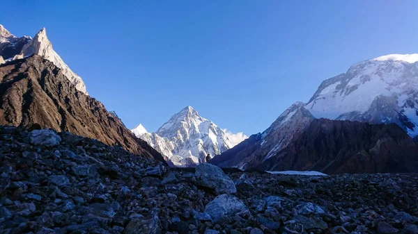 Broad Peak Concordia Karakorum Hegyek Pakisztán — Stock Fotó