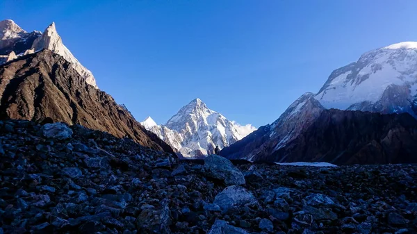 Broad Peak Concordia Nas Montanhas Karakorum Paquistão — Fotografia de Stock