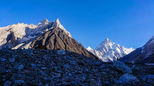 Broad Peak Van Concordia Karakorum Bergen Pakistan — Stockfoto