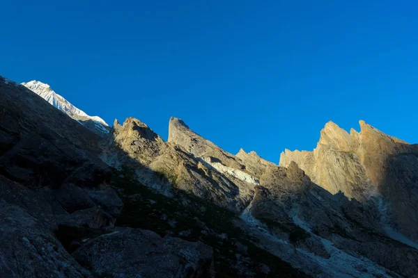 Beau Paysage Pic Laila Montagne Gondogoro Glacier Karakorum Été Camp — Photo