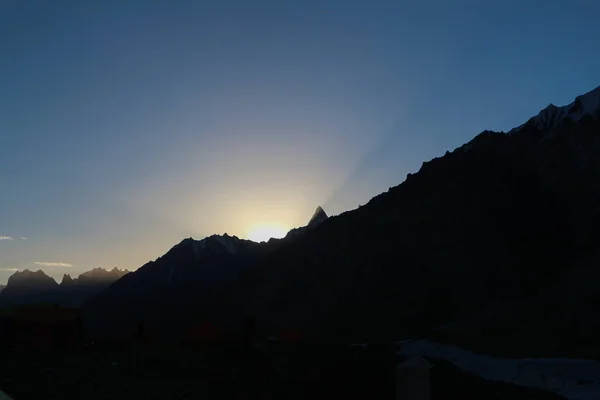 Broad Peak Van Concordia Karakorum Bergen Pakistan — Stockfoto